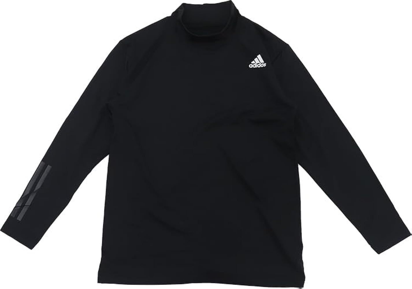 Amazon | [adidas] 冬 あったか 裏起毛 ハイネック 長袖シャツ